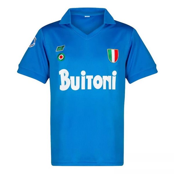 Authentic Camiseta Napoli 1ª Retro 1987-1988 Azul